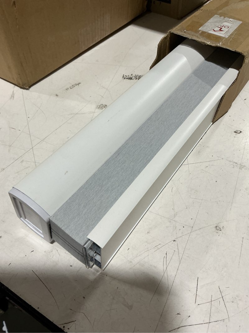 Condition photo showing Good Condition for joydeco no tools no drill window blinds for indoor windows, blackout shades cellular shades cordless, no drill blinds for windows, window shades for home, bedrooms, doors (white, 20" w x 64" h) white - no drill design 20"w x 64"h