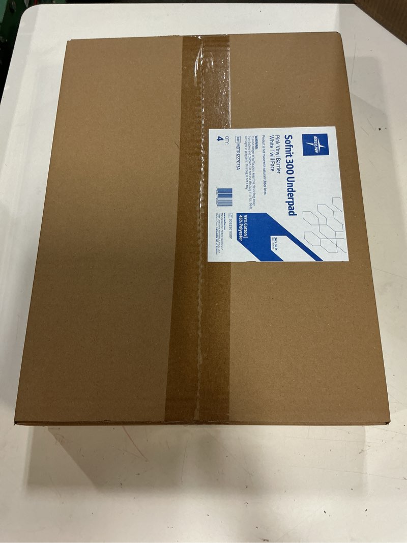 Condition photo showing New/Like New for medline softnit 300 reusable & washable underpads  34  x36   pink  4 count