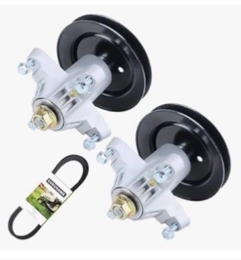 GUSUHAWK 2 Pack 918-04197B Spindle Assembly with 954-04062 Deck Belt Replaces MTD/Cub Cadet 918-0419