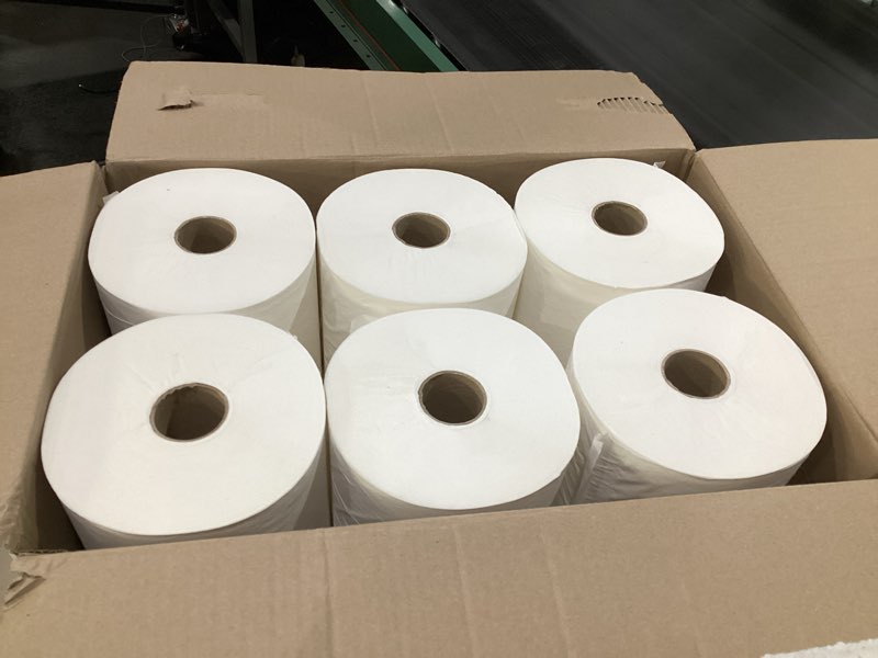 Condition photo showing Good Condition for AmazonCommercial 1-Ply White Hardwound Paper Towels (416970)|Bulk for Business |High Capacity Roll |Compatible with Universal Dispensers|FSC Certified |800 feet (6 Rolls)