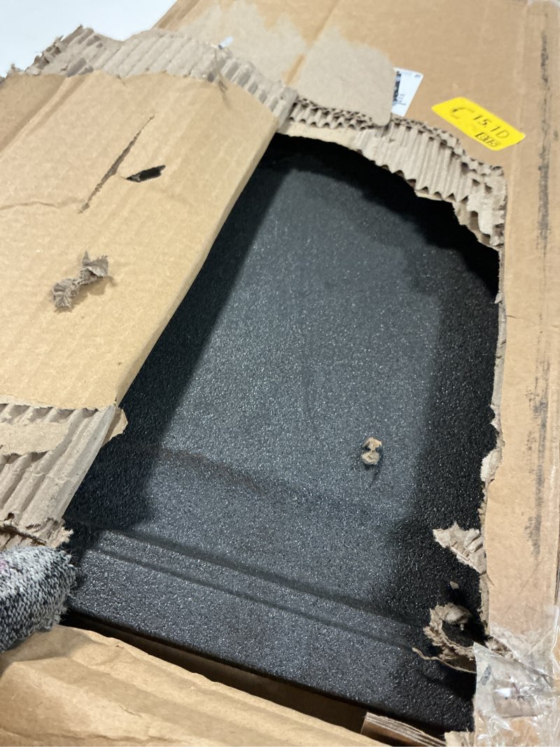 Condition photo showing As Is for upgraded wb31x24738 cast iron griddle replacement compatible with ge gas range stove cooktop, wb31x49806 wb31x24998 center griddle plate, nitrided nonstick flat top pan, 19.5 x 9 in