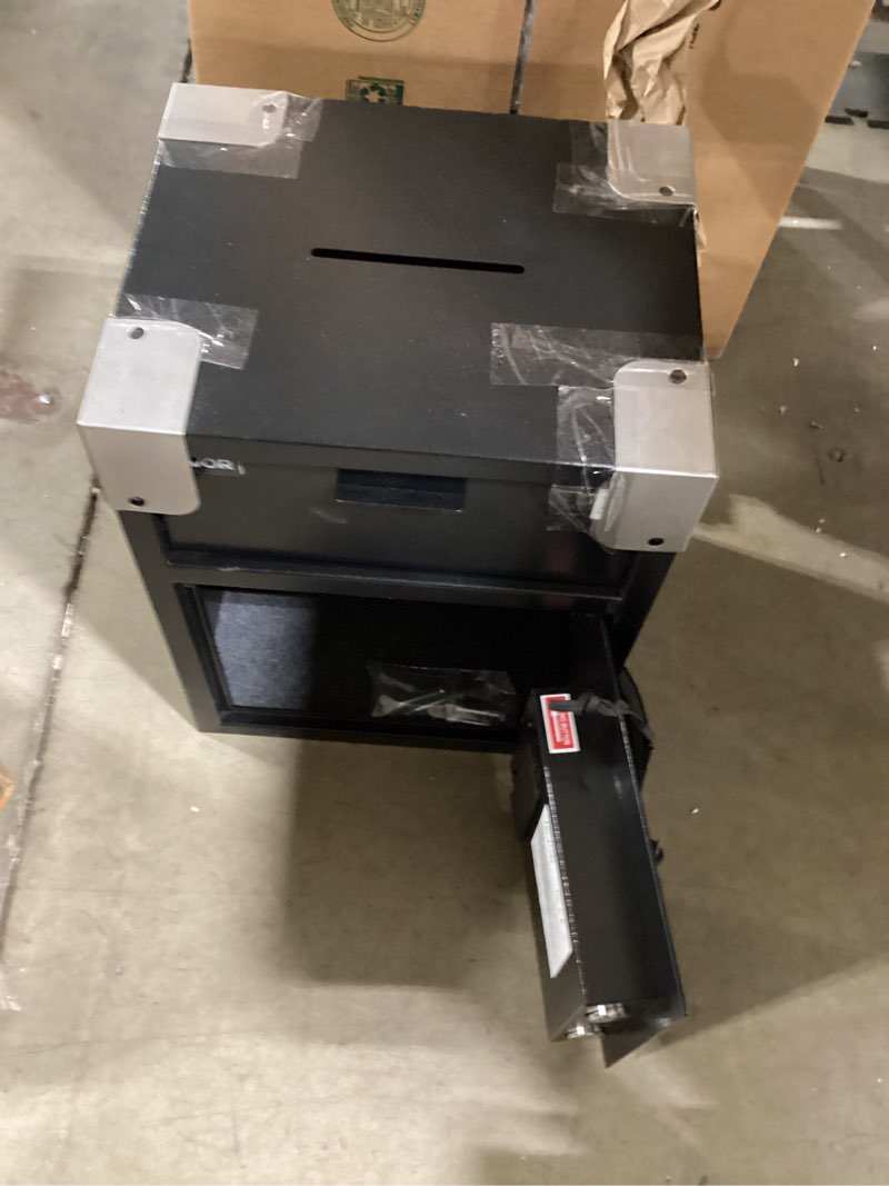 Condition photo showing Good Condition for vevor digital depository safe 1.7 cubic feet made of carbon steel electronic code lock depository safe with deposit slot with two emergency keys depository box for home hotel restaurant and office