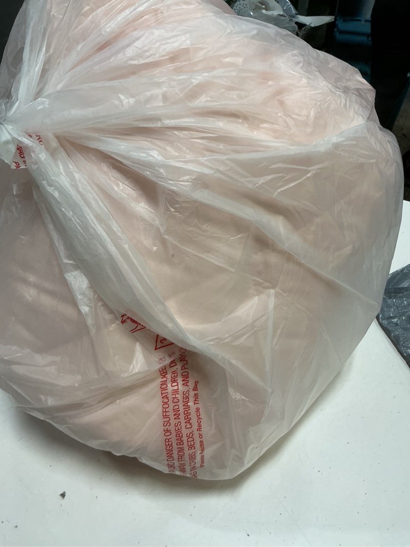 Condition photo showing As Is for cozylux twin xl comforter set blush pink - 5 pieces twin extra long bed in a bag for college dorm, all season bedding set for girls and boys, soft bed set with comforter, sheets, pillowcase & sham blush pink twin xl