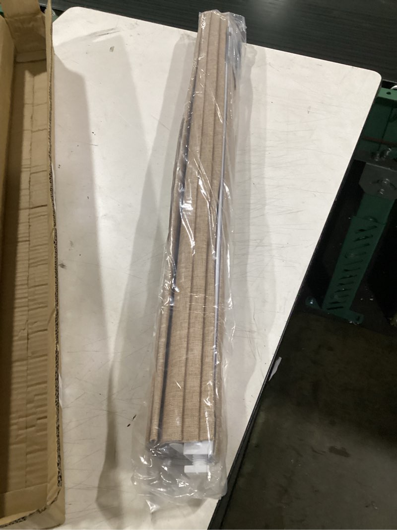 Condition photo showing Good Condition for lazblinds no drill cordless roman shades for windows, 21" w x 60" h, sunset | tool-free blackout thermal insulated uv blocking window blinds, lightweight fabric blinds for indoor windows sunset 21" w × 60" h