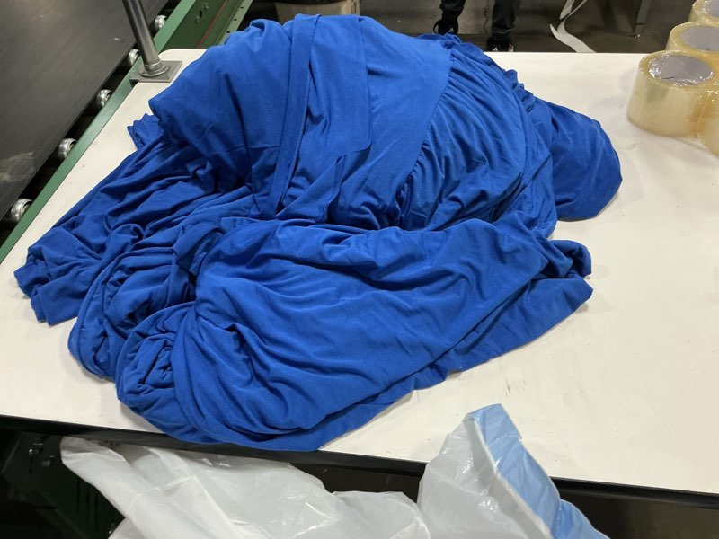 Condition photo showing Good Condition for Outpain 4 Pack Spandex Royal Blue Round Tablecloths for 60in Tables, 120Inch Stretchy Fitted 5FT Round Table Clothes,Wrinkle Free Table Cover with Skirt for Wedding Party Dining Banquet Royal Blue 60inch(4Pack)