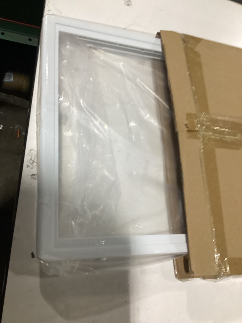 Condition photo showing New/Like New for upgraded 240350702 240350701 240350700 refrigerator crisper pan cover, drawer cover shelf frame without glass, compatible with frigidaire kenmore refrigerators, replace ps648823 ap2115959 917224