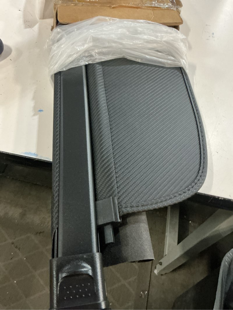 Condition photo showing Good Condition for MIALUTY® Cargo Cover for 2018-2024 BMW X3 Retractable Trunk Cover X3 Accessories Anti-Peeping Anti-Theft Privacy Screen,Trunk Luggage Shield Shade Carbon Fiber Texture 1) For X3 2018-2024 Cargo Cover