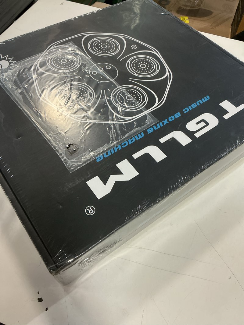 Condition photo showing New/Like New for Music Boxing Machine, Interactive Punching Trainer with Boxing Gloves, Large Size Wall Mounted Electronic Boxing Target for Adults Kids, 9 Modes & 9 Speeds Black