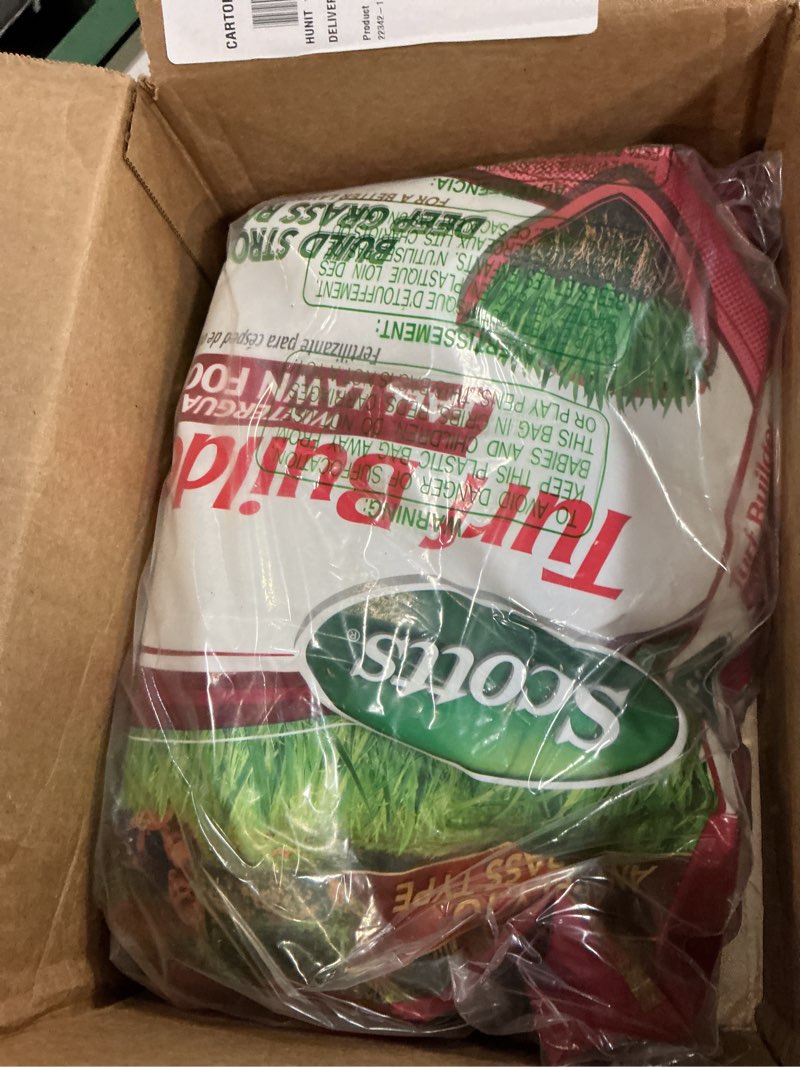 Condition photo showing Good Condition for scotts turf builder winterguard fall lawn fertilizer for all grass types, 4,000 sq. ft., 10 lbs.