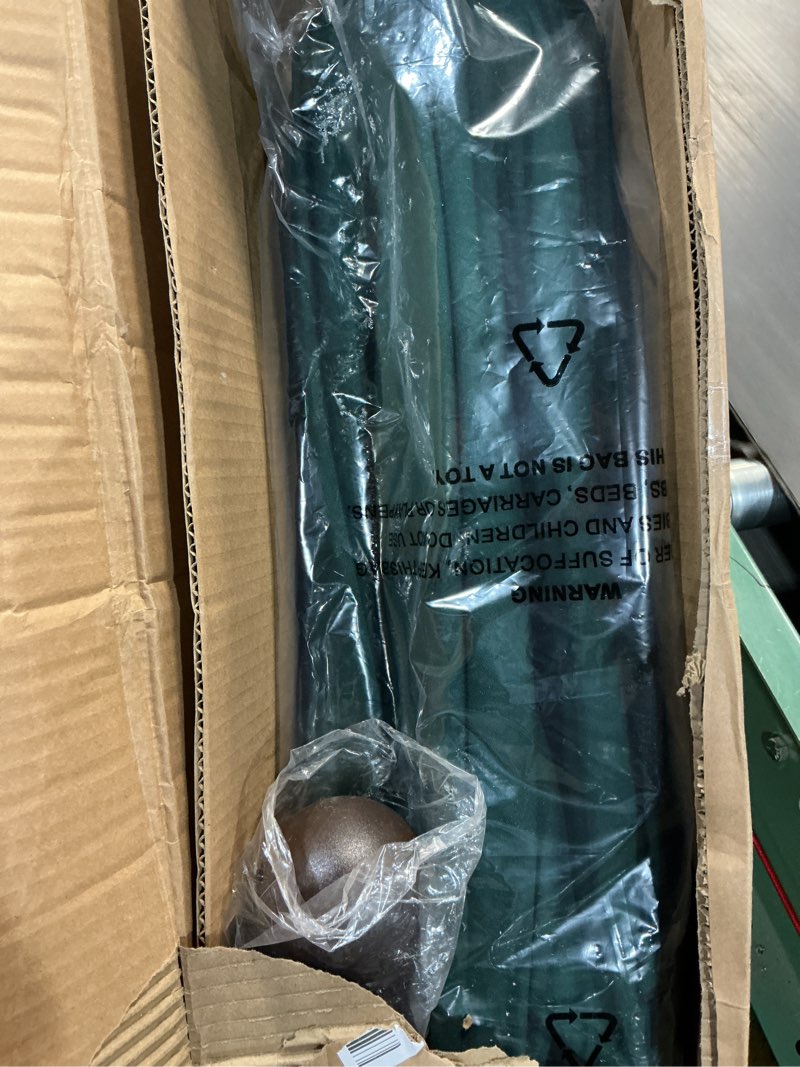 Condition photo showing Good Condition for eliteshade usa 10-year-non-fading 11ft 3-tier market patio umbrella, commercial grade outdoor table umbrella with cylinder push-up, windproof & upf 50+ uv protection, heavy duty ventilation for garden, deck, pool, backyard, beach & bistro, forest green forest green 11ft cylinder