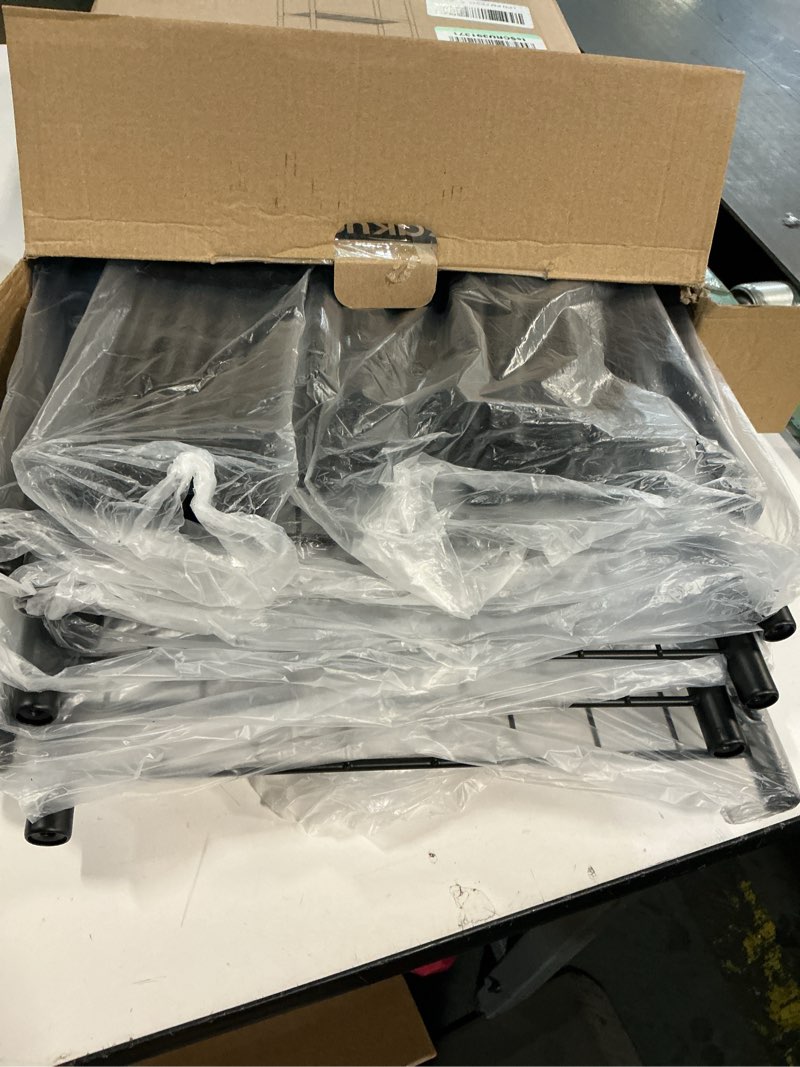 Condition photo showing Good Condition for Storage Shelves - 6 Tier Shelf Organizer, Sturdy Metal Garage Shelving with Adjustable Leveling Feet, Space-Saving Shelves Organizer for Pantry, Laundry, Kitchen (18" x 12" x 70", Black) Black 18.0W x 12.0D x 70.0H (6T)