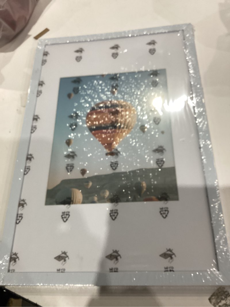 Condition photo showing New/Like New for 11x17 Picture Frame White with 8x10 Mat, Display Photo 8x10 with Mat or 11 x 17 Without Mat, Wall Hanging Large 11x17 Poster Frame with Shatter Resistant Plexiglass, White White 11x17 inch