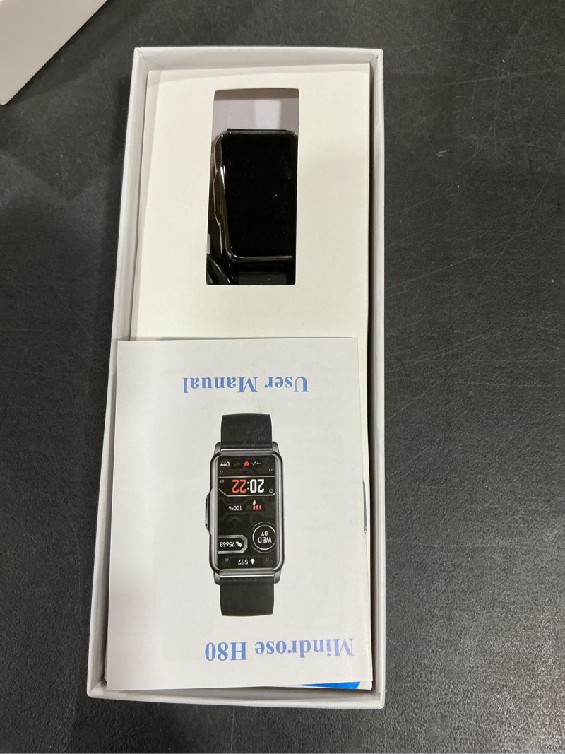 Condition photo showing Good Condition for Smart Watch Health Fitness Tracker with 24/7 Heart Rate, Blood Oxygen Blood Pressure Sleep Monitor, 115 Sports Modes, Step Calorie Counter Pedometer IP68 Waterproof for Android and iPhone Women Men