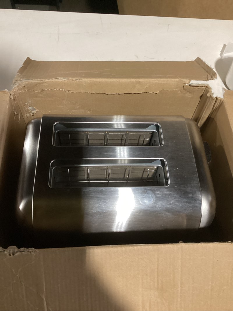 Condition photo showing As Is for Cuisinart CPT-160 Metal Classic 2-Slice Toaster, Brushed Stainless