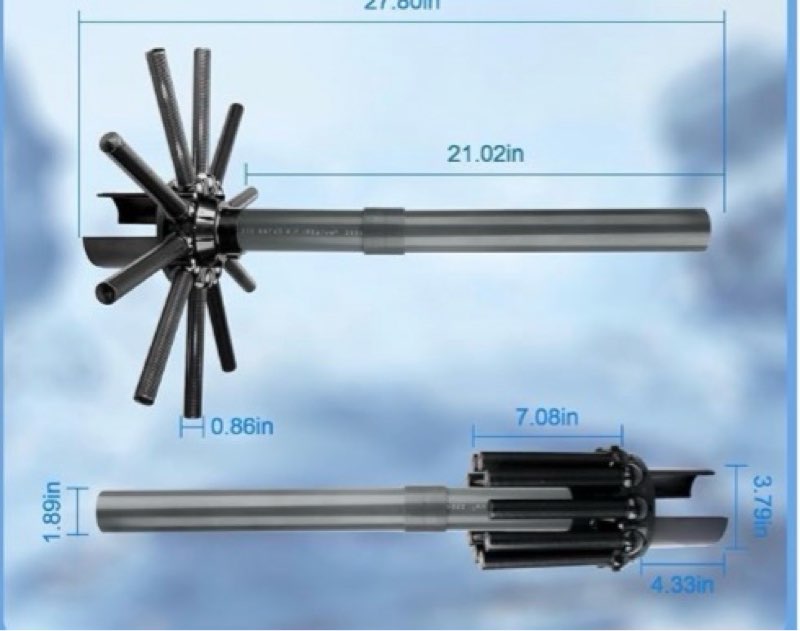 sx244da lateral assembly with center pipe for hayward s244t sand filter tank, pool threaded lateral compatible with hayward s244tc, s270t, s270t2 sand filter, spa pool sand filter replacement parts
