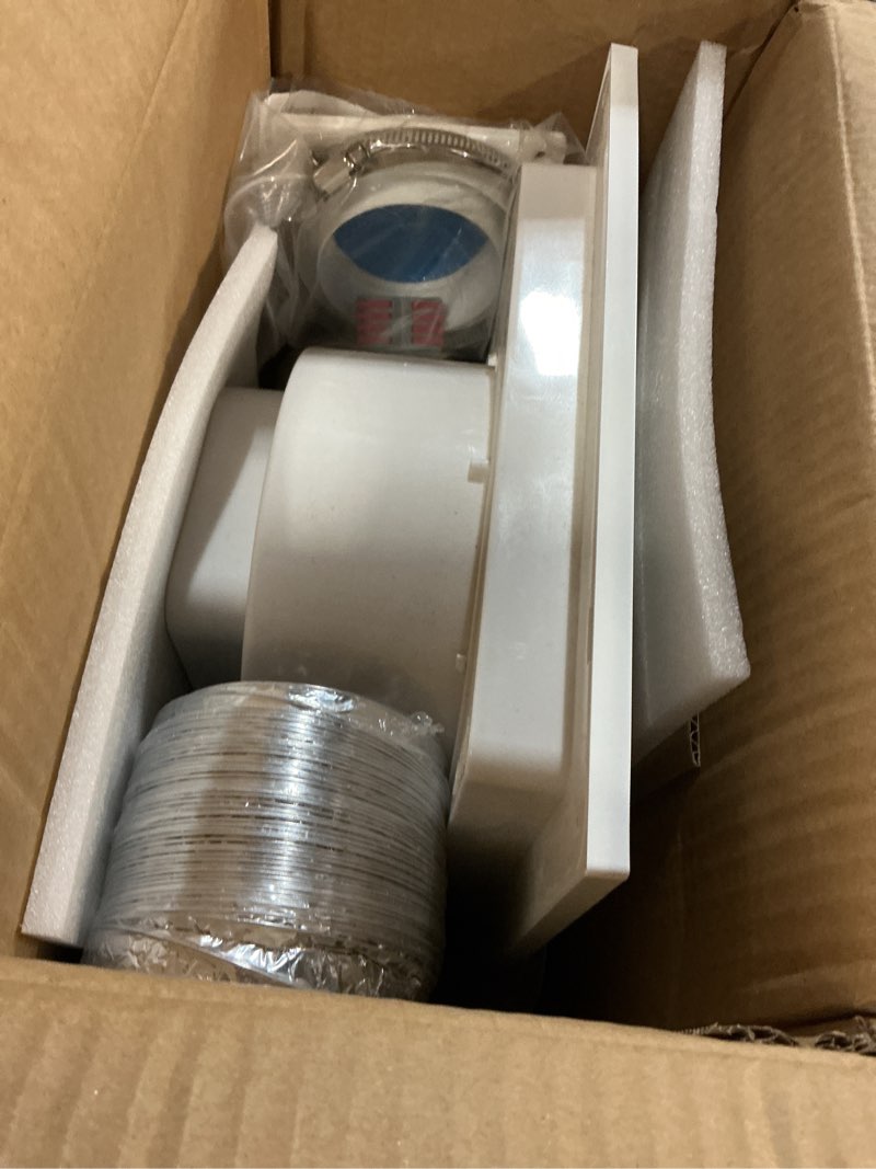 Condition photo showing Good Condition for 12" Bathroom Exhaust Fan with Light, Bathroom Fan with 12W 3000/4500/6500K LED Light Combo, 141CFM 1.0Sones Low Noise Bath room Ventilation Fan for Home/Bath/Office/Hotel (12in Classic-Change Light) 12in Classic Dimmable Light