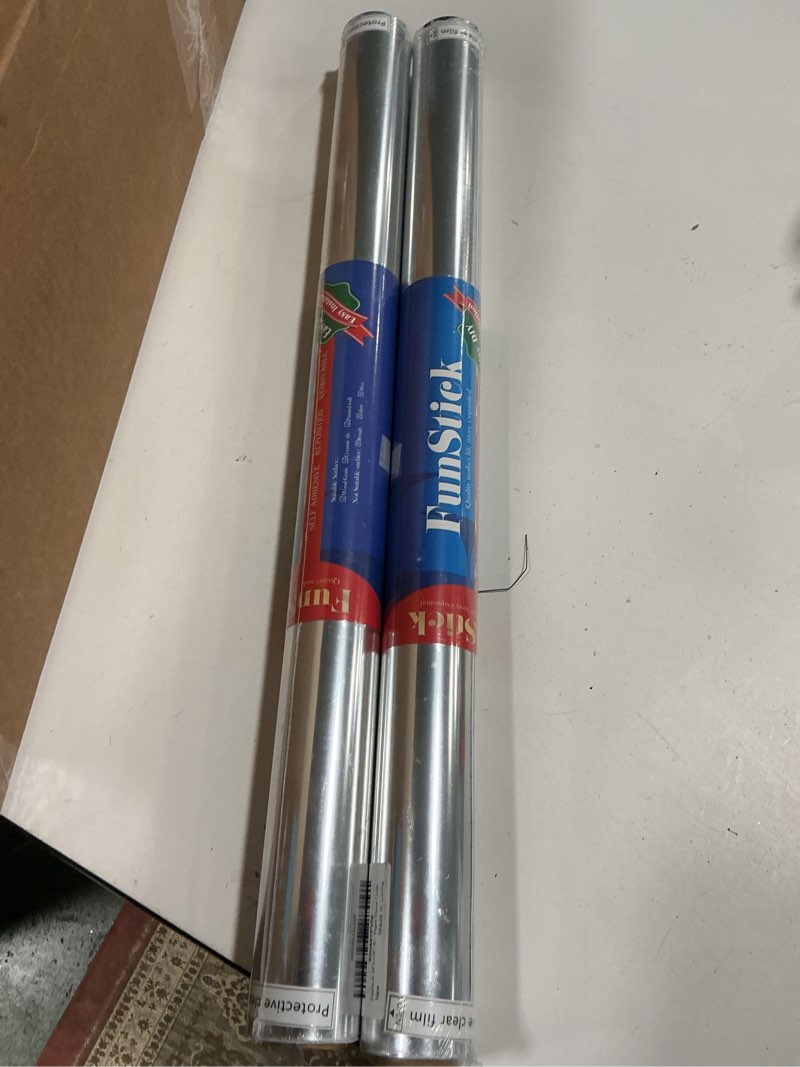 Condition photo showing Good Condition for FunStick 24\"x118\" Wide Flexible Mirror Stickers for Walls Non Glass Safety Peel and Stick Mirror Tiles for Wall Stickers Plastic Mirror Sheet Self Adhesive Gym Bathroom Mirror Wall Paper Decor Crafts 24 x 118 Inch Silver pack of 2