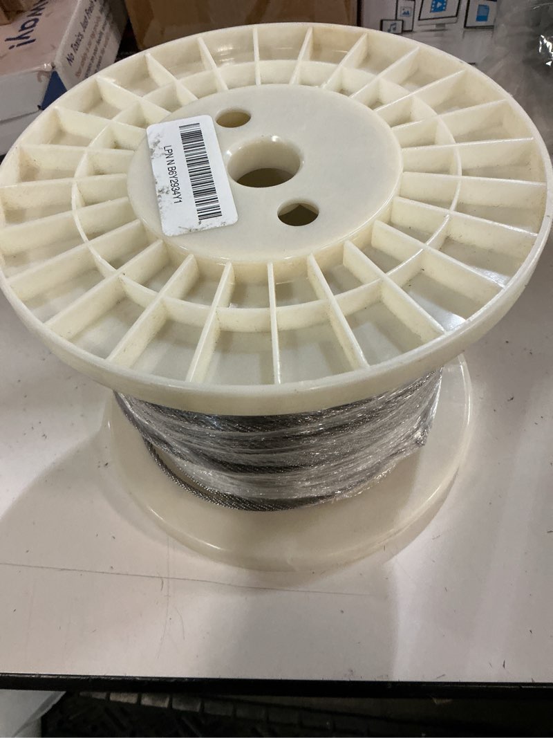 Condition photo showing Good Condition for blika 500ft 1/8" deck railing cable, t316 stainless steel cable, aircraft cable for cable railing, stainless cable 1/8 inch, stainless steel cable for cable railing