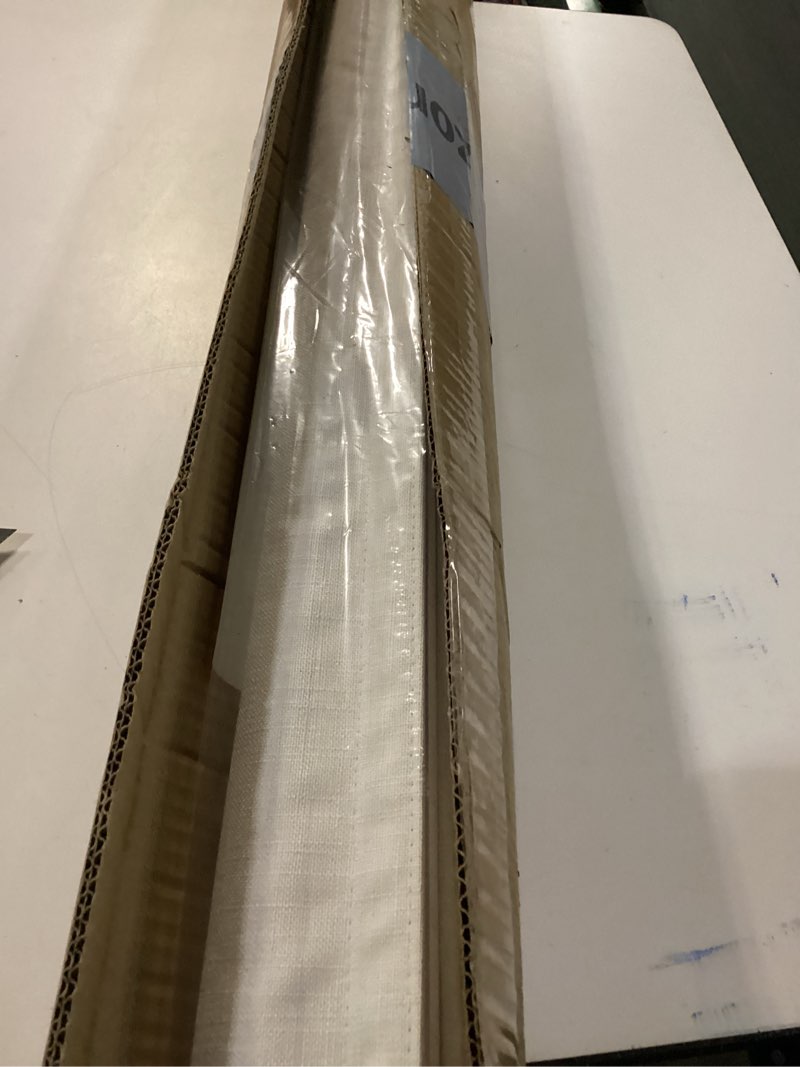 Condition photo showing Good Condition for LazBlinds No Tools No Drill Cordless Roman Shades for Windows, Blackout Thermal Insulated UV Blocking Window Blinds, Lightweight Fabric Blinds for Indoor Windows, 40" W x 60" H, Blackout - White White 40" W x 60" H