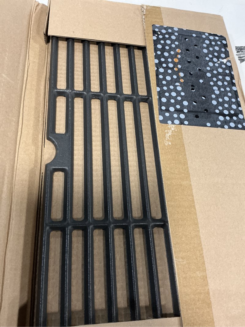 Condition photo showing New/Like New for 463724514 463714514 grill grates grill replacement parts for charbroil grill grates 463724511 463724512 463714914 463714915 classic c-39m5cb fdduo1024 nexgrill 810-0025 cast iron cooking grates 2 pcs 19 1/8 x 20" for 2pcs grates