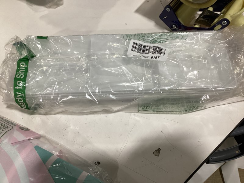 Condition photo showing New/Like New for 4pcs Ceramic Divided Serving Tray: Soy Sauce Bowls, Appetizer & Side Dish Tray