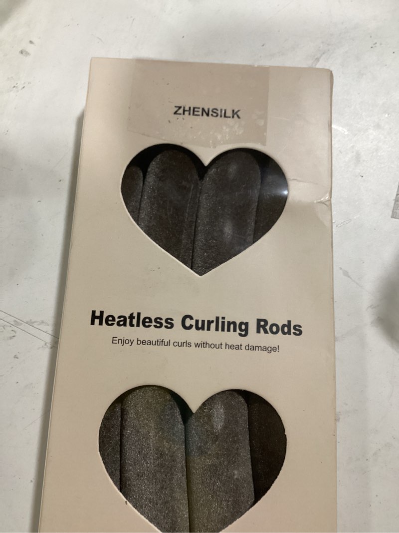 Condition photo showing Good Condition for Heatless Hair Curler Set – 4PCS Velvet Overnight Blowout Rods for Heatless Curls, Jumbo Flexible Curling Rods to Sleep In, No Heat Curling Tools for Natural Waves and Curls Brown