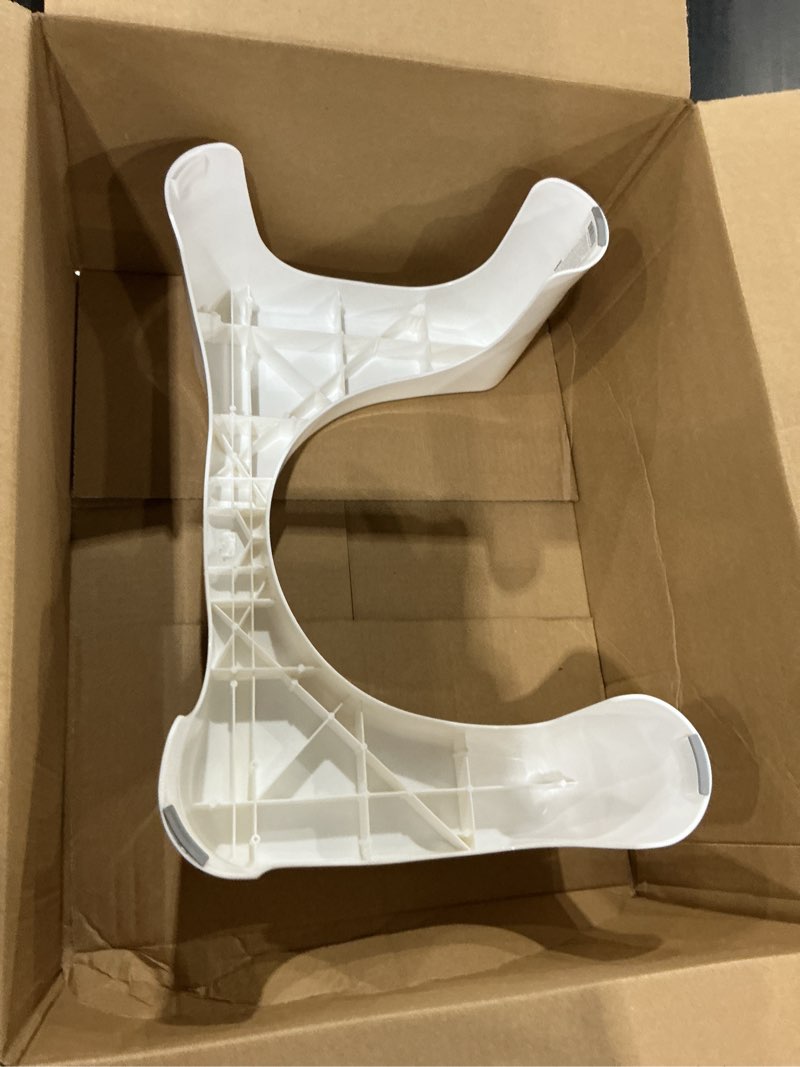 Condition photo showing As Is for Squatty Potty Simple Curve Bathroom Toilet Stool 7" White