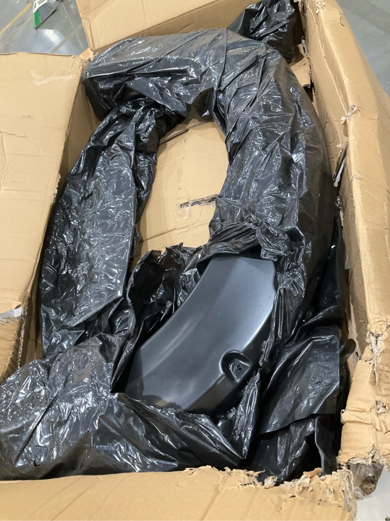 Condition photo showing Good Condition for ecotric 4pcs fender flares compatible with 1999-2007 ford f250 f350 super duty (not fit dually models), pocket bolt-riveted style wheel guards cover smooth black, replace for fo1240208 f81z16006aa