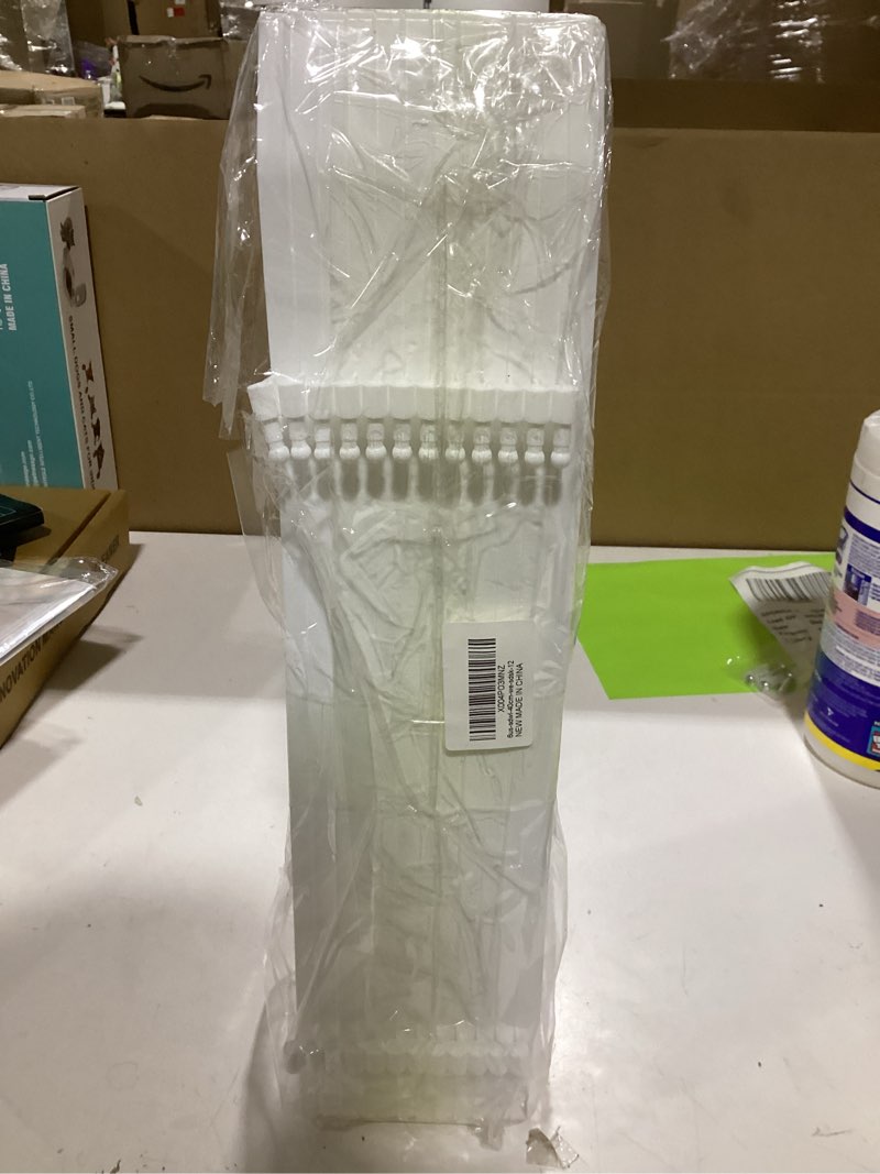 Condition photo showing New/Like New for Extra Height 16” Christmas Tree Fence, 12pcs Christmas Tree Gate, White Christmas Fence Decorations for Cat, Small Dog, Suit for Christmas, Birthday, Wedding Decoration