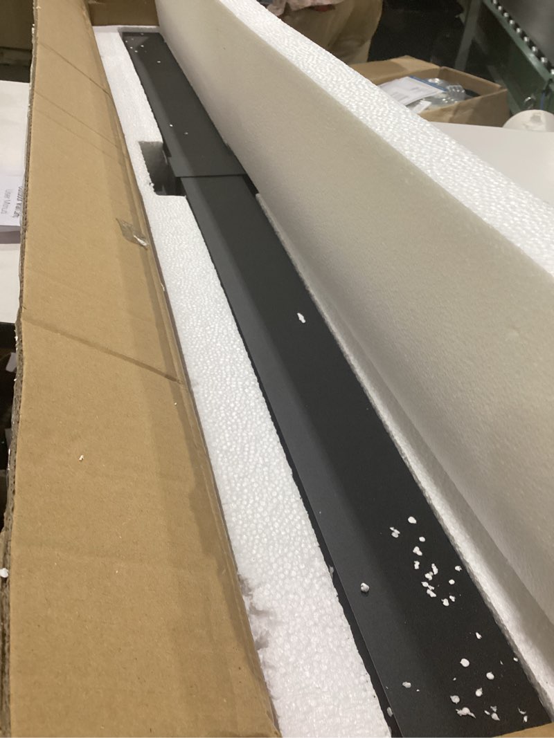 Condition photo showing Good Condition for lamqee aluminum 47 in long outdoor wall light fixture, 3000k integrated led | waterproof ip65, modern exterior lights, linear outdoor sconce, wall mount outside lighting, for house porch patio garage