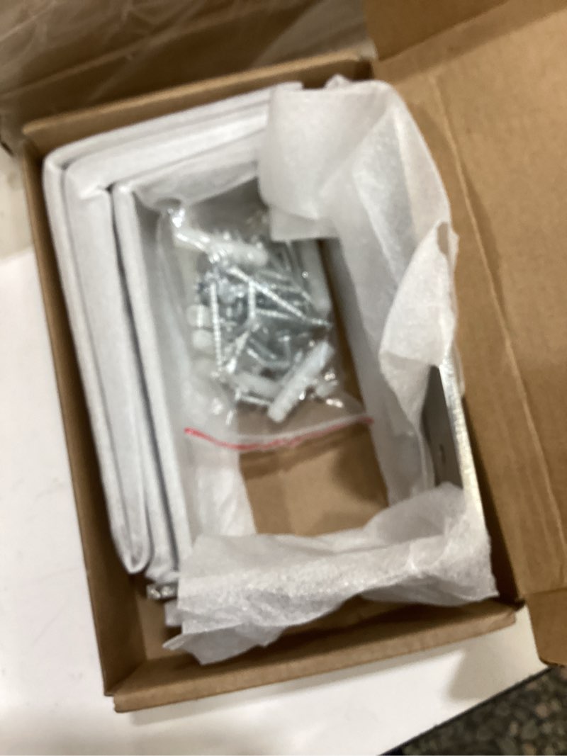 Condition photo showing Good Condition for floating shelf bracket stainless steel 6 inch, 6 pack heavy duty shelf brackets, wall shelf bracket 