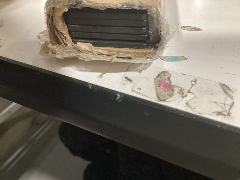 Condition photo showing Good Condition for heneng 6 pcs black flat mending plates, 14" x 1-1/2", slotted adjustable straight bracket connector, 1/8" thick 14" x 1-1/2" x 1/8"