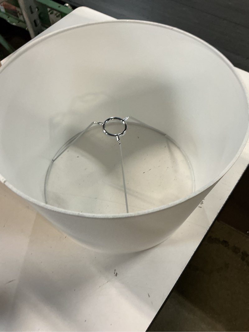 Condition photo showing Good Condition for mainstays basic white large lamp shade