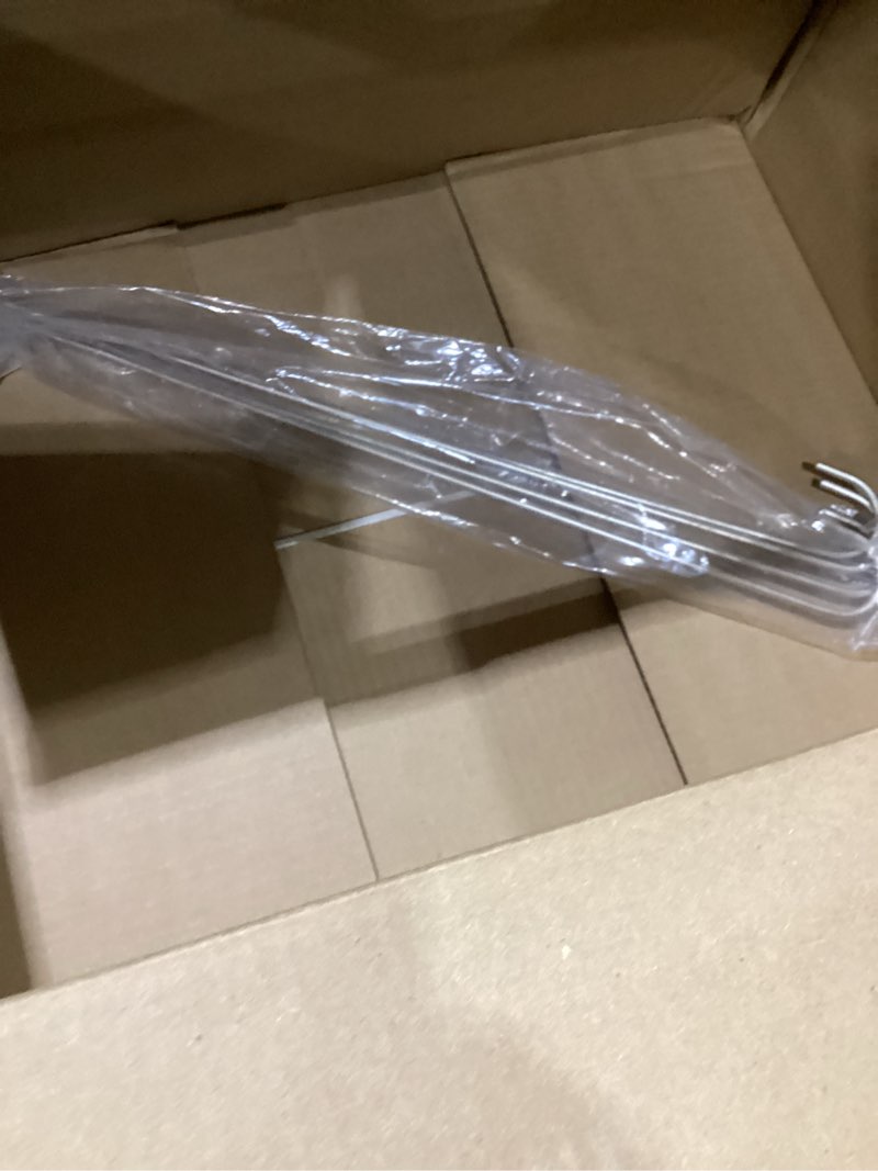Condition photo showing Good Condition for (4 pieces)uxcell s hanging hooks, 20inch/500mm extra long steel hanger, indoor outdoor uses for garden, bathroom, closet, workshop, kitchen, silver tone, 6pcs 20 inch silver tone