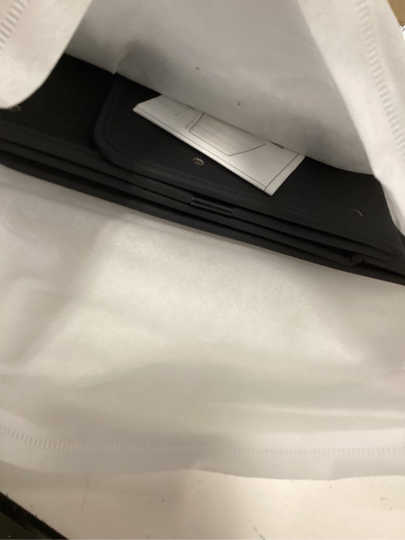 Condition photo showing Good Condition for trunk organizer for suv, leather car trunk storage organizer with magnetic lid & push-pull handle, waterproof car trunk storage box for sedans, minivans, vans (27.5''l x11.42''w x12.2''h) 27.5in- black