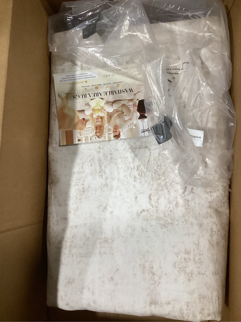 Homemate Washable Rug 10x12 Area Rugs - Vintage Faux Wool Rugs for Living Room Bedroom Dining Room -