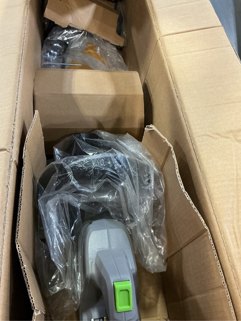 Condition photo showing Good Condition for 60v 26" cordless hedge trimmers electric hedge trimmer motor brushless includes 2.5ah battery and charger dual action steel blades 1" cutting capacity lightweight for shaping hedges shrub