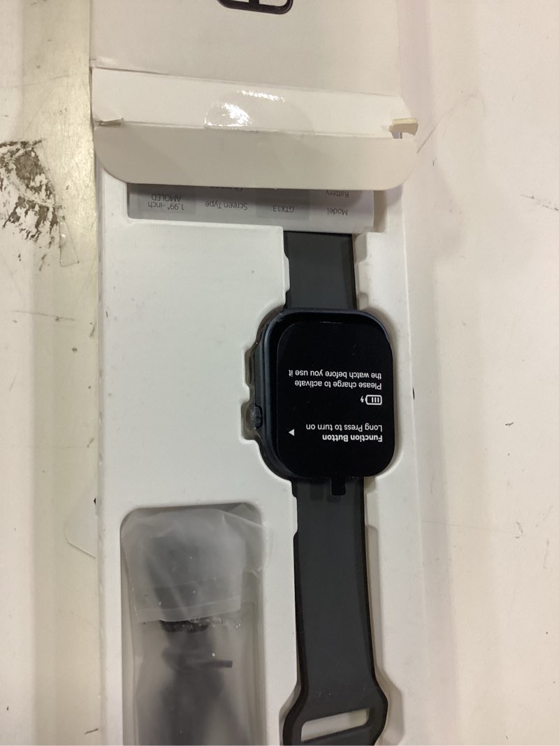 Condition photo showing Good Condition for gtx13 smart watch for men women,1.99" hd amoled bluetooth call smartwatch with ai voice control,100+ sports fitness tracker,3atm waterproof for android ios