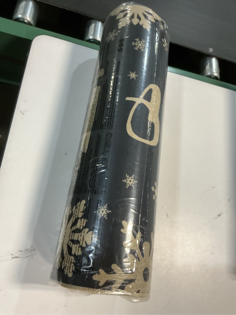 Condition photo showing New/Like New for Artoid Mode Snowman Deer Let It Snow Snowflake Christmas Kitchen Mats Set of 3, Winter Decor Low-Profile Kitchen Rugs for Floor - 17"x29"+17"x36"+17"x47" 17" x 29" /17" x 36" /17" x 47" Black