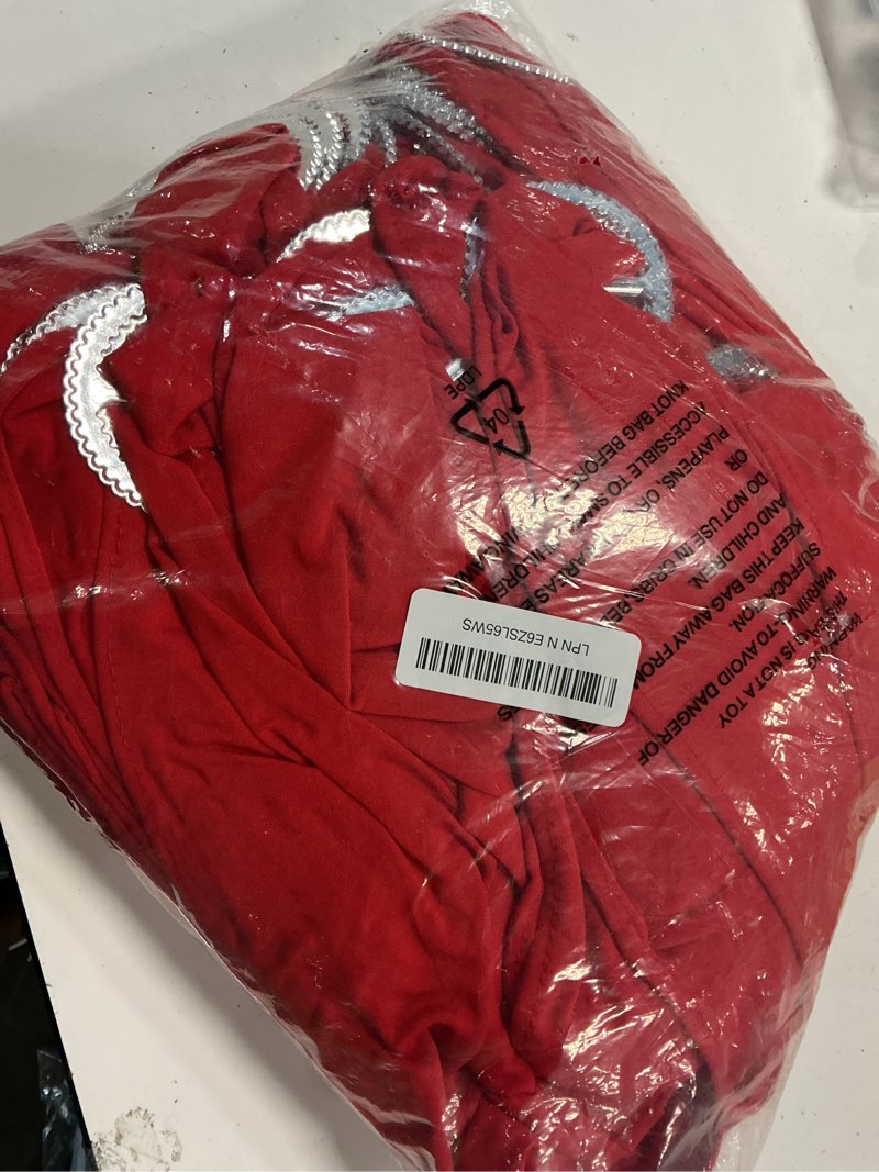 Condition photo showing As Is for babenest spandex chair sashes 50pcs premium stretch cover band with buckle slider universal elastic ties for wedding party ceremony reception banquet decoration (red) red 50pcs