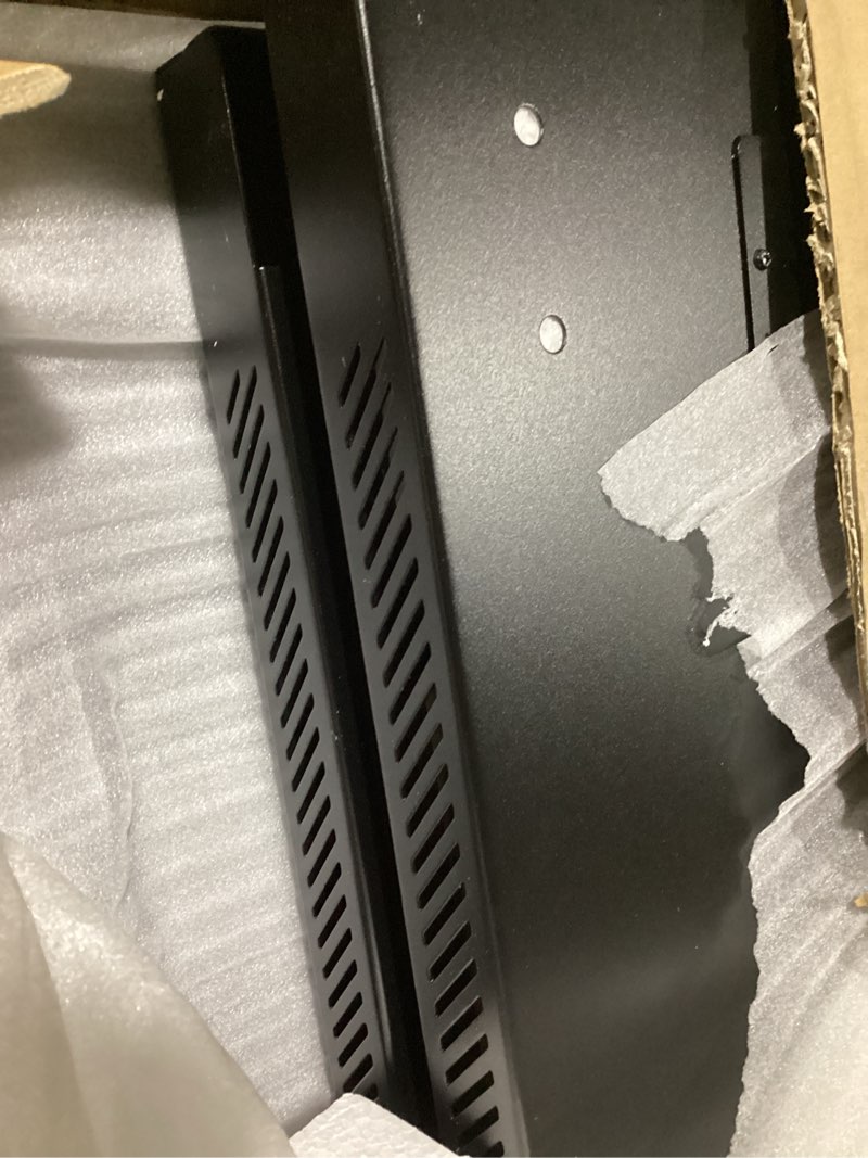 Condition photo showing Good Condition for navepoint 15u server rack enclosure - 23.6” deep, wall mount network cabinet with locking perforated door, 19” it equipment compatible, network rack, removable side panels, black 15u - 600mm depth