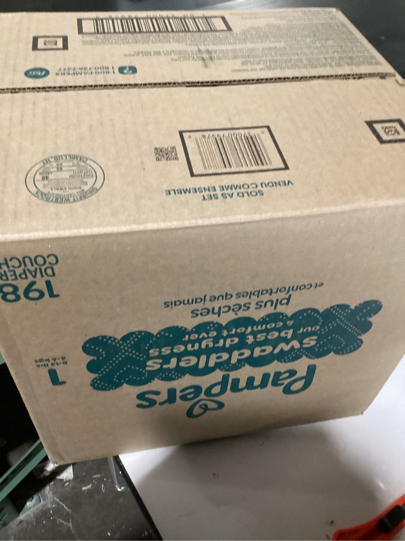 Condition photo showing New/Like New for pampers swaddlers diapers size 1  198 count (select for more options)