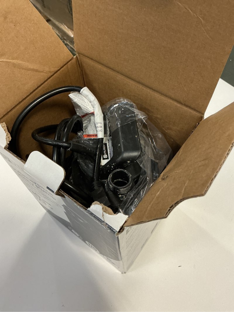 Utilitech 1/3-HP 115-Volt 30-GPM Thermoplastic Submersible Utility