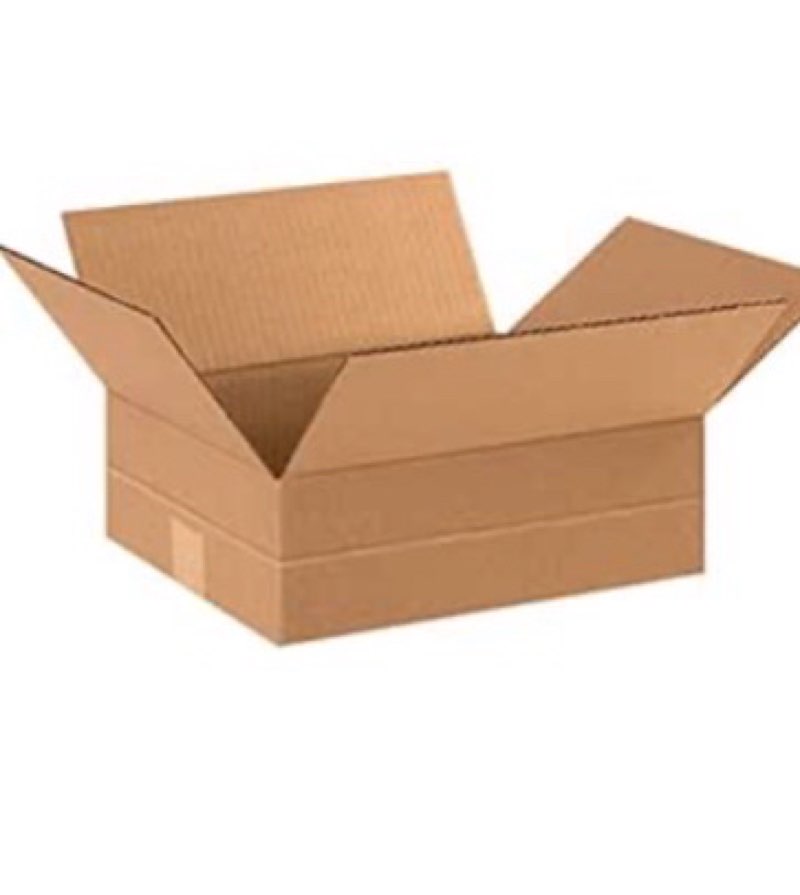 multi depth corrugated boxes 12\" x 10\" x 4\", 2\" (md12104) category: shipping and moving boxes (pack of 25)