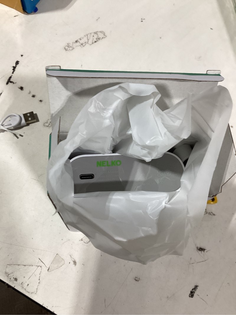 Condition photo showing New/Like New for nelko label maker machine with tape, p21 bluetooth label printer, wireless mini label makers with multiple templates for school office home, white