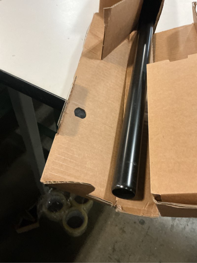 Condition photo showing Good Condition for Ivilon Drapery Window Curtain Rod - Knob Design, 1 Inch Rod, 28 to 48 Inch. Black 28" to 48" Black