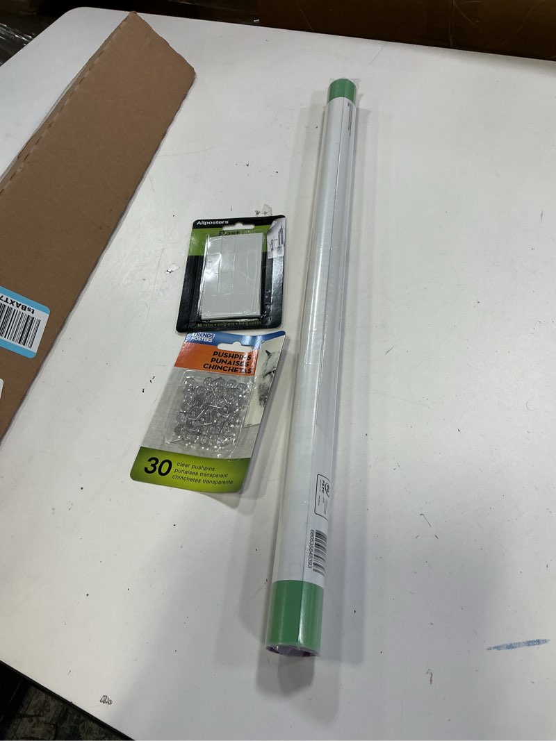 Condition photo showing New/Like New for My Hero Academia: Season 6 - Key Art Wall Poster with Push Pins 34"L x 22.4"W Poster & Push Pin Bundle