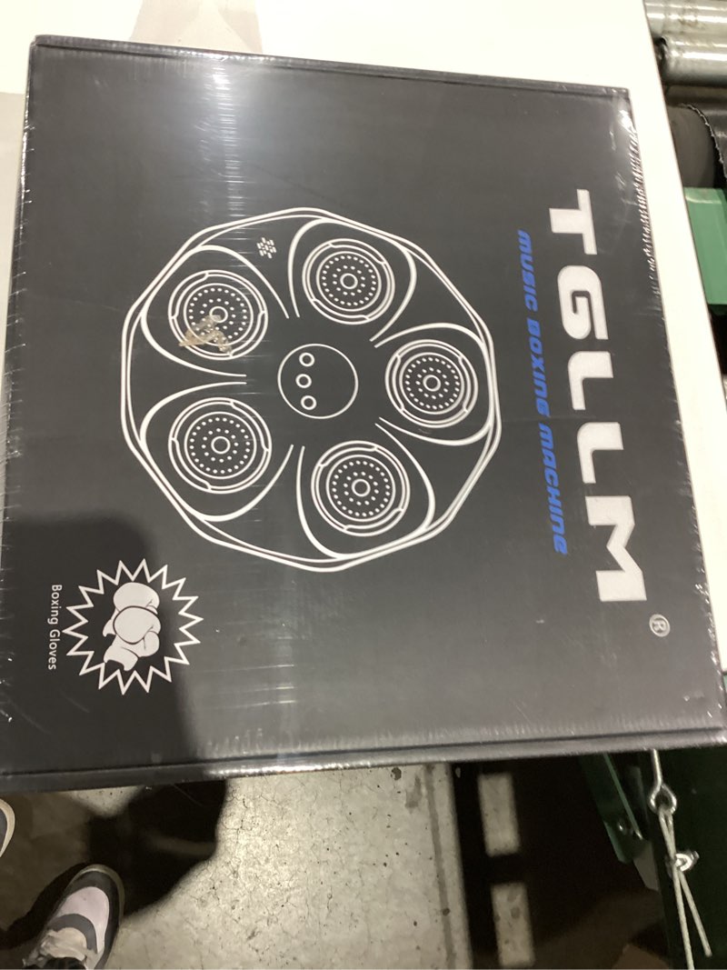 Condition photo showing New/Like New for Music Boxing Machine, Interactive Punching Trainer with Boxing Gloves, Large Size Wall Mounted Electronic Boxing Target for Kids, 9 Modes & 9 Speeds