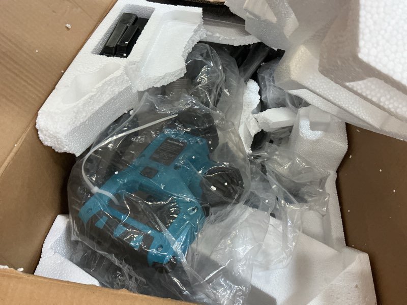 Condition photo showing As Is for SEESII Sliding Compound Miter Saw: Cordless Power Miter Saw with Laser Guide 8-Inch, 2 * 5000 mAh Ba