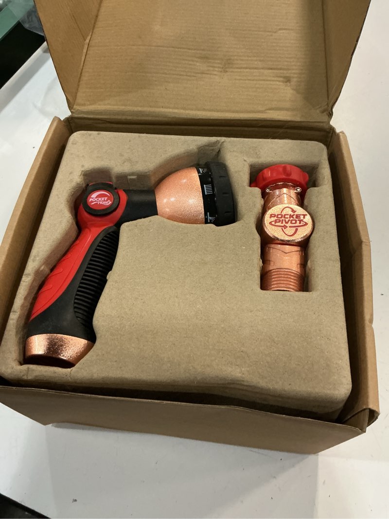 Condition photo showing Good Condition for pocket hose ballistic 50 ft expandable garden hose, no-kink, as seen on tv | anti-burst sleeve reinforced with bulletproof fiber, 360° swiveling pocket pivot connector, lightweight compact design